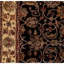 Hand-Knotted High-Quality Black and Cream Area Rug