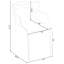 Chaise avec accoudoirs empilable Davida-1372845787