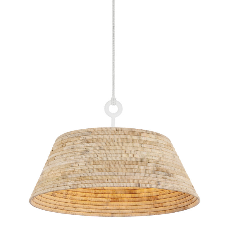 SEQUOIA Pendant, Natural, White