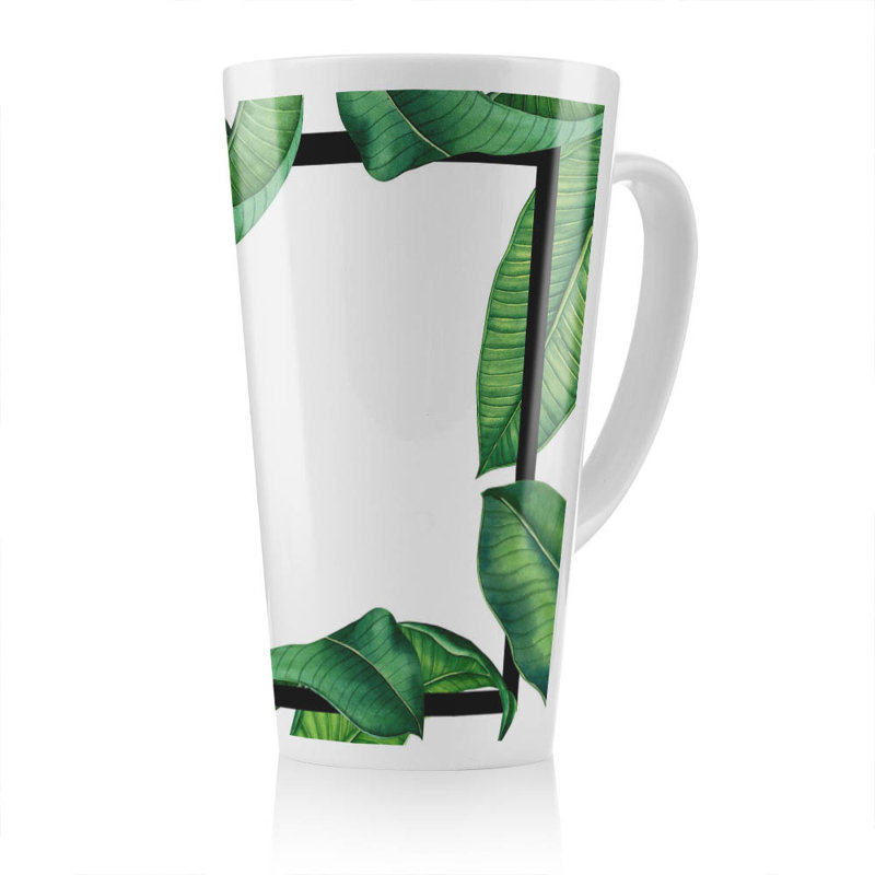 Botanical Border Latte Mug