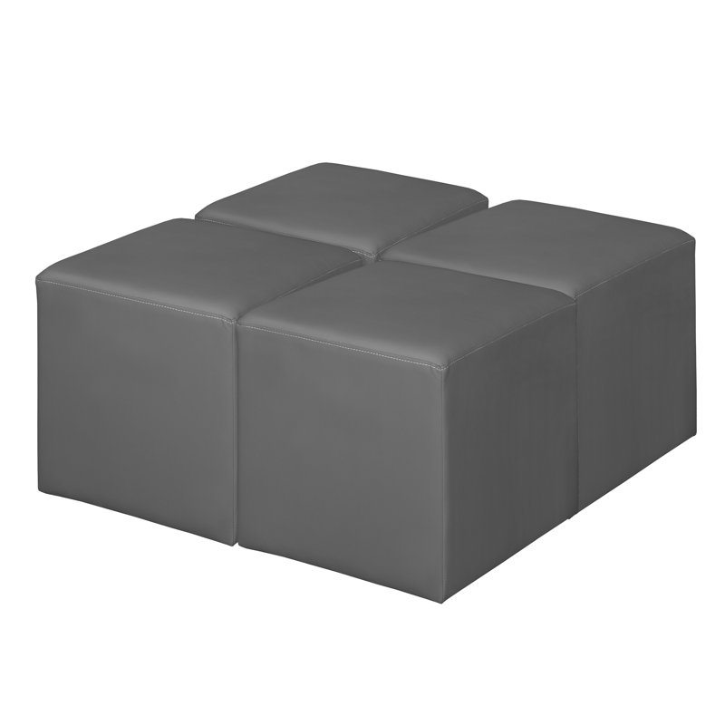Regency Jean Square Stool Ottoman
