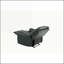 Fauteuil inclinable, fauteuil oscillant manuel moderne avec garniture cloutée | Noir | Cuir retravaillé