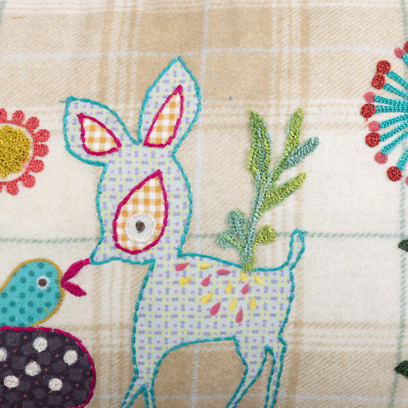 Coussin intérieur / extérieur en coton Bennie