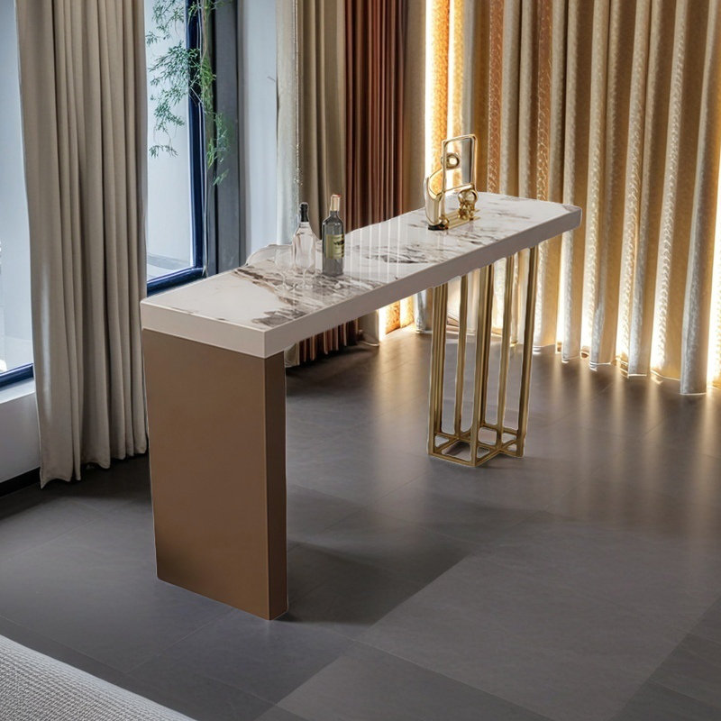 Table basse légère et luxueuse, H 39,3 po x L 55,1 po x l 15,7 po