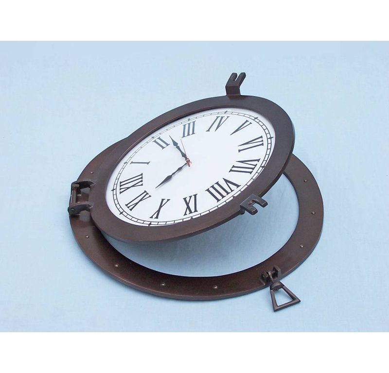 Horloge hublot à cercle côtier, Bronze