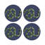 Sous-verres ronds en cuir Serpent-119015236