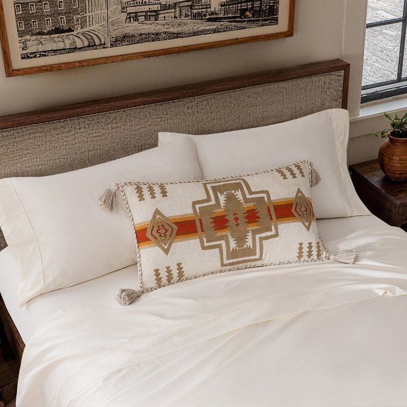 HARDING PILLOW- 14X30 IVORY