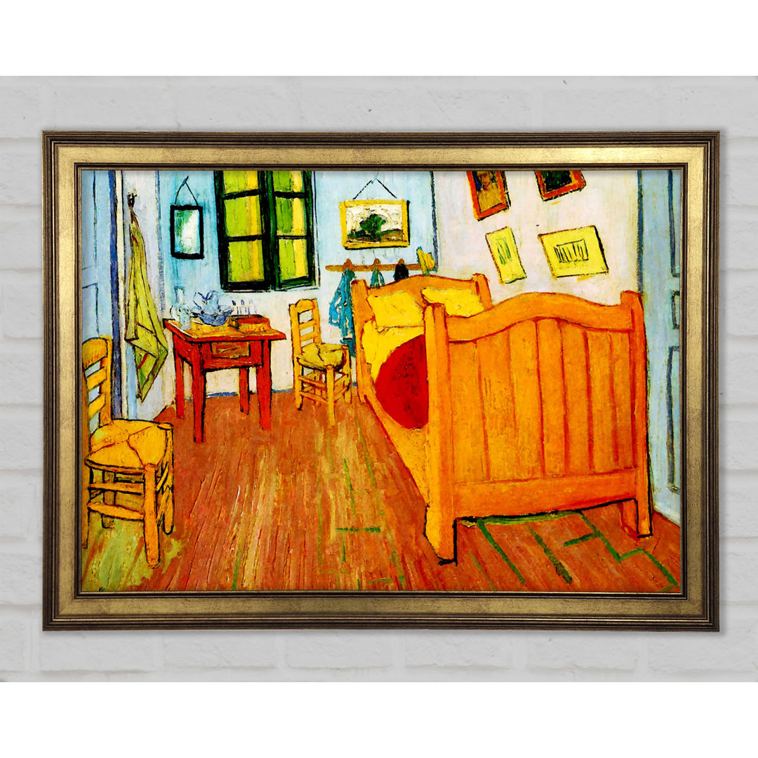 Van Gogh Zimmer in Arles - Einzelner Bilderrahmen Kunstdrucke