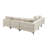 Upholstered L-Shaped Sectional Reversible-1328536298