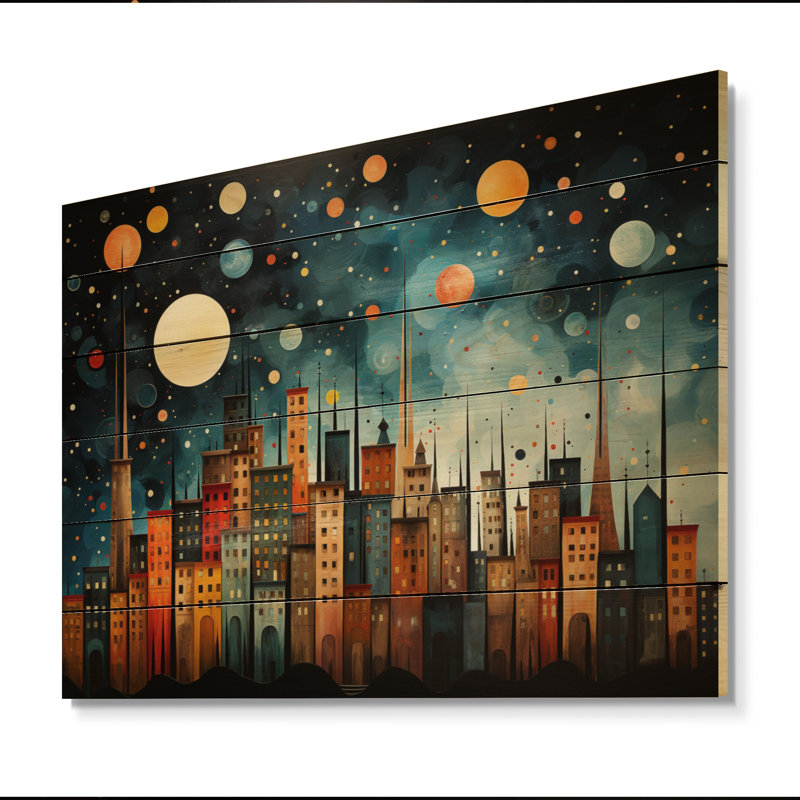 Teal Coral Mexico Art the Broken - reproduction mexicaine sur bois de pin naturel, H 24 po x l 32 po x P 0,78 po