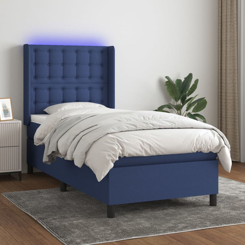 Antyon 90 X 200 Cm Bed, 80 x 200cm, Blue