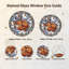 Panneau de vitrail à motif de renard ， H 12 po-277567618