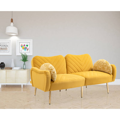 Milvi 64.96'' Reception Sofa