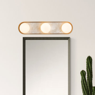 Barre d'éclairage de salle de bain 3 lumières Alonso