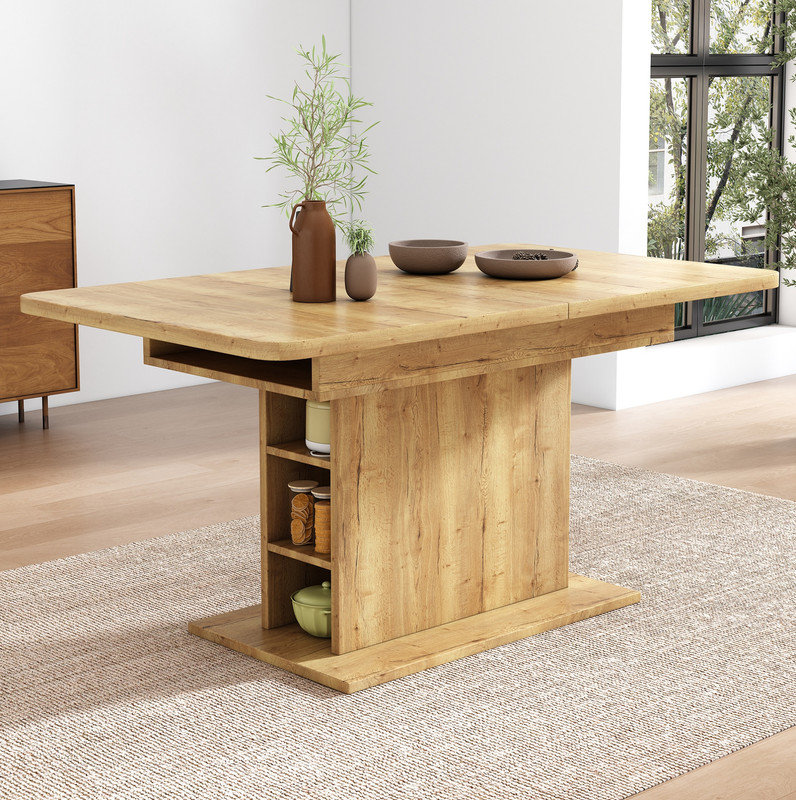 130.01 cm Extendable Dining Table
