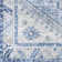 Tapis bleu / blanc Fleckenstein