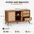 Ailia 58" 3 Drawer Sideboard Fully Assembled-1129374788