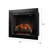 Uptown 33" Infrared Electric Fireplace Insert Heater with Trim Kit, Compatible with Alexa & Google