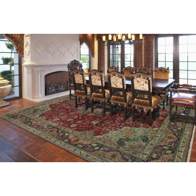Keeshawn One-of-a-Kind 9'10" X 12'7" 1980s Wool Area Rug in