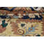Tapis de la zone en laine bleu/bleu marine 13 pi 8 po x 15 pi 3 po one-of-kind main-noué la new age Skelton
