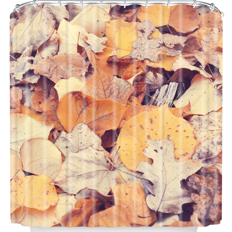 Rideau de douche à feuilles simples