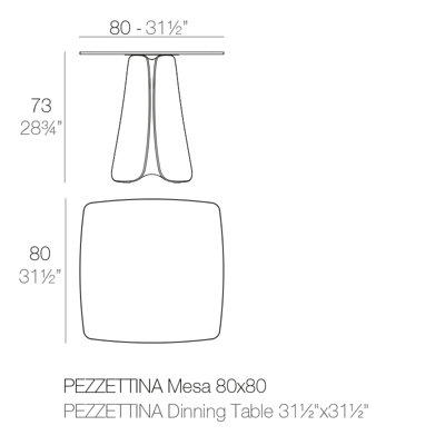 Pezzettina Plastic Side Table