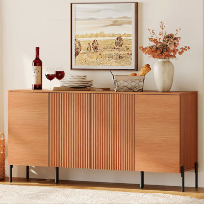 Laverda 61" Reeded 4-Door Sideboard