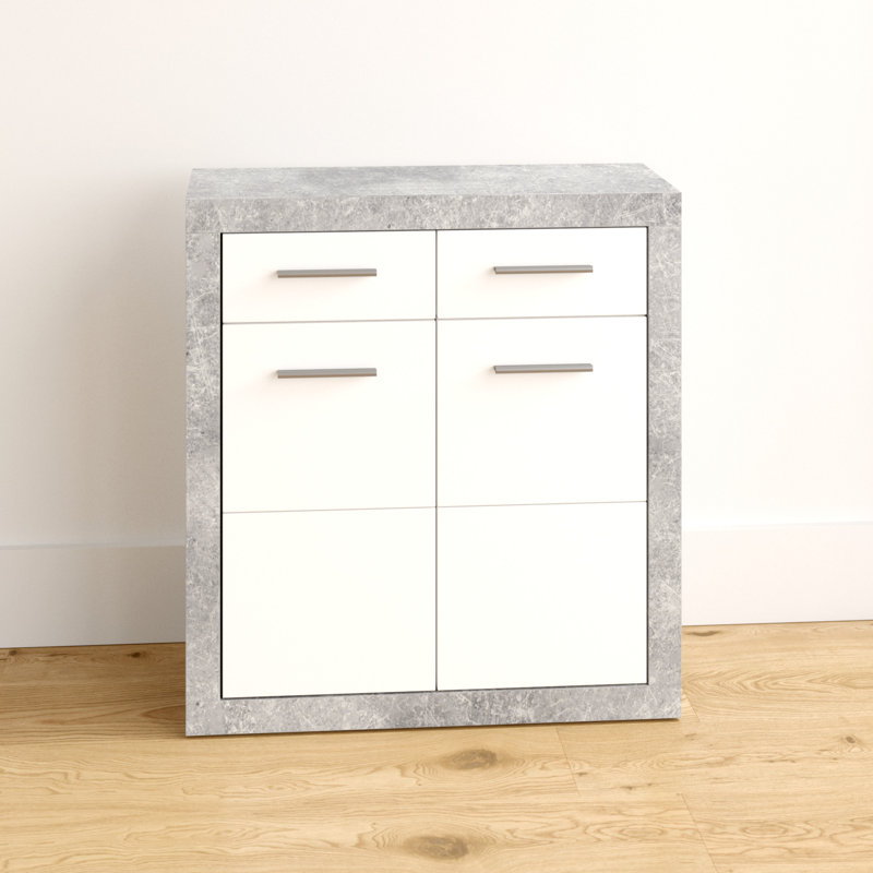 Sideboard Hoye 82 cm, Grey/White