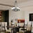 6-light  Dimmable Sputnik Modern Linear Chandelier