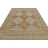 Distressed Homage Hand Knotted Wool Animal Print Area Rug