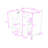 24" Bathroom Vanity with Ceramic Sink, Deep Drawer and Pull-Out Basket-1789098942