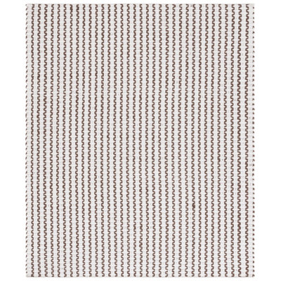 Hand-Woven Chevron Cotton Rug