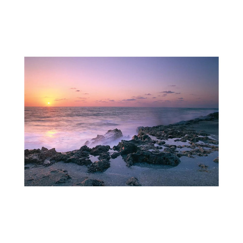 Blowing Rocks Preserve At Sunset, Jupiter Island, Eastern Florida by Tim Fitzharris - Gallery-Wrapped Canvas Giclée on Canvas