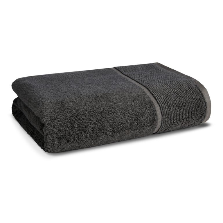 Panda Towel Organic Bamboo & Cotton, Grey, 150cm L x 100cm W