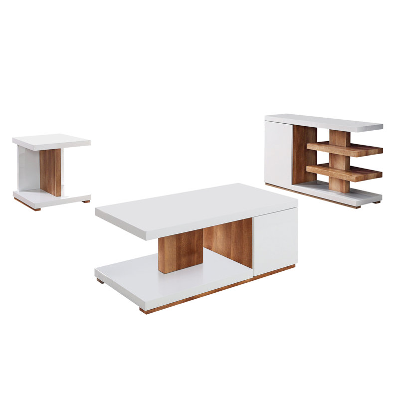Ensemble de tables basses 3 pièces Hab Abraham Quint