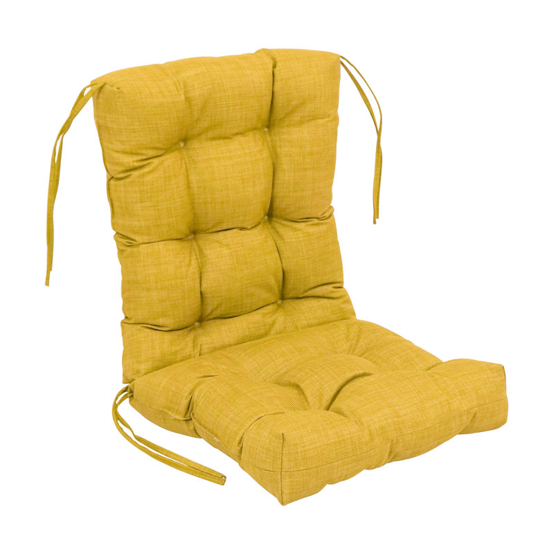 Coussin de siège / de dossier d'intérieur / d'extérieur, Citron