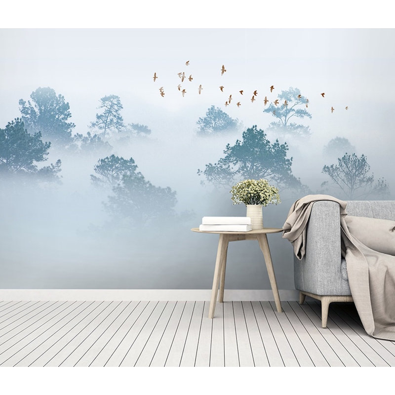 Papier peint amovible Jungle Misty, L 98,04 po x l 150 po