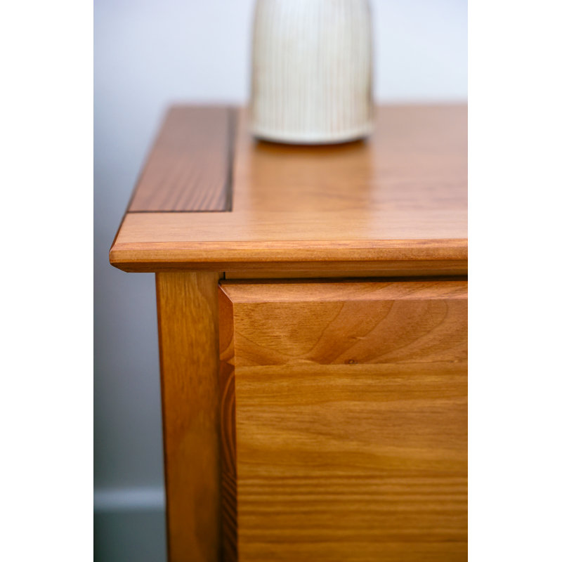 Shaker 2 - Drawer Solid Wood Nightstand, Walnut