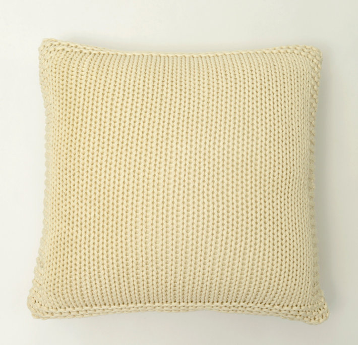 Harmony Cotton Pillow Cover, Natural