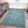 Esterly Shaggy Duck Egg Blue Rug