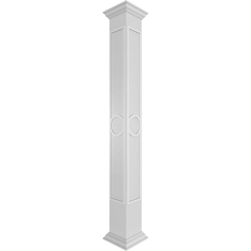Carré Arts & Crafts, H 108 po x l 7,625 po x P 7,625 po