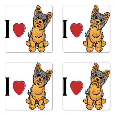 Square 4 Piece Coaster Set