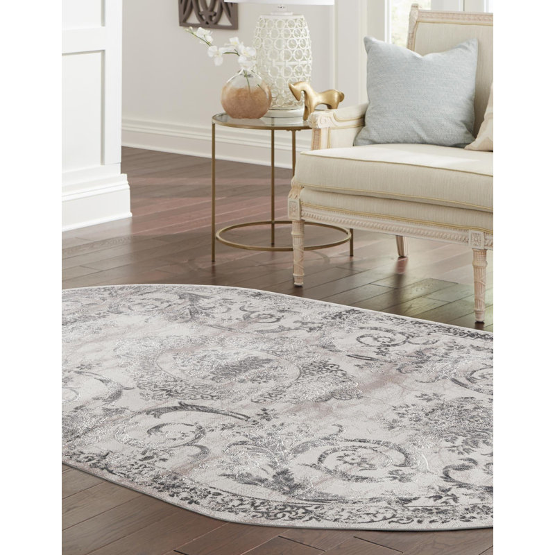 Senter Oriental Indoor Rug, Oval 7'10" x 10'