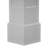 Craftsman Classic Square Non-Tapered Recessed Panel PVC Column Kit with Standard Capital Base-36092076