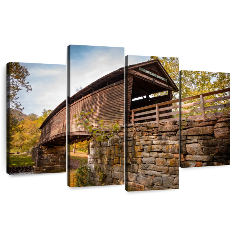 Lilie Humpback Bridge, 54" H x 84" W