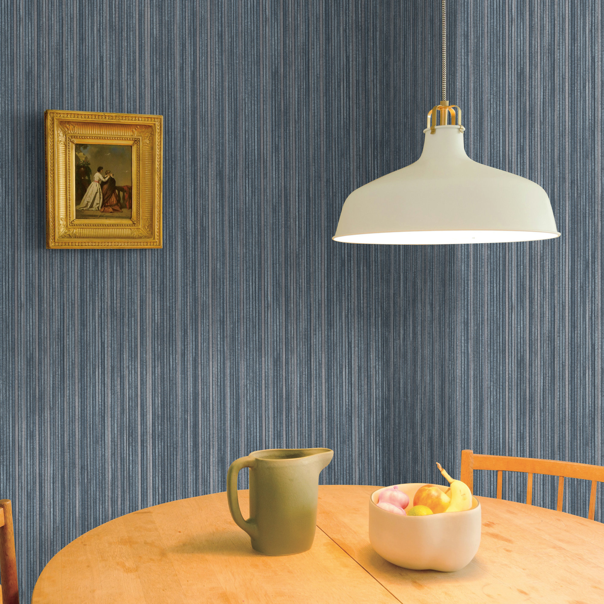 Faux Grasscloth Peel and Stick Wallpaper, 16.5" L x 20.5" W, Blue