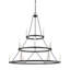Lustre à plusieurs niveaux de style bougie 15 lumières Lopes