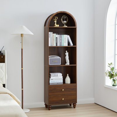 Bibliothèque de rangement arquée standard