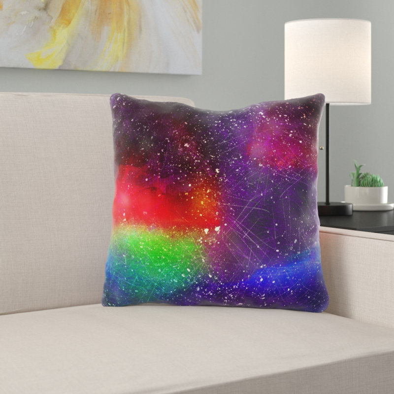 Itzhak Throw Pillow, Microsuede, Indoor