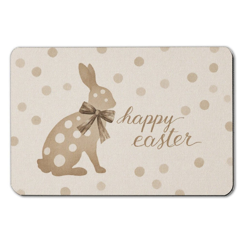 Tapis de bain à pois 36 x 24 po